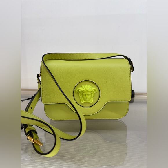 Versace Calfskin Palazzo Medusa Crossbody Bag NWT - Picture 1 of 8